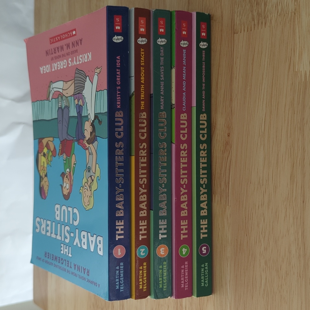1-5 Baby-sitters Club Graphic Novels